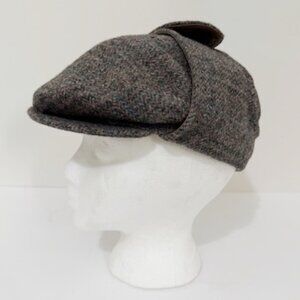Vintage Jock Gelfer The Gairloch Wool Newsboy Cap w/ Ear Flaps